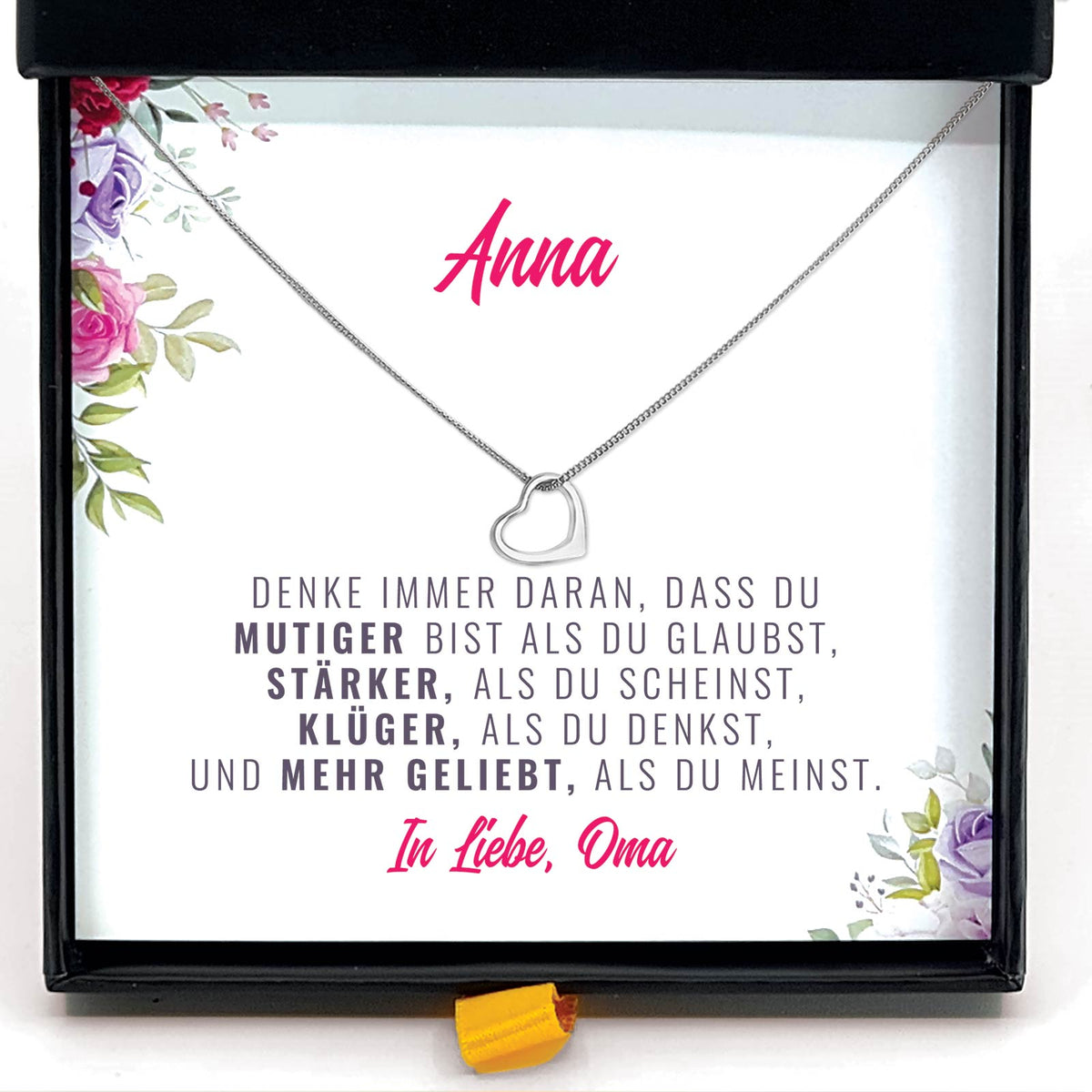 Denke immer daran - Halskette