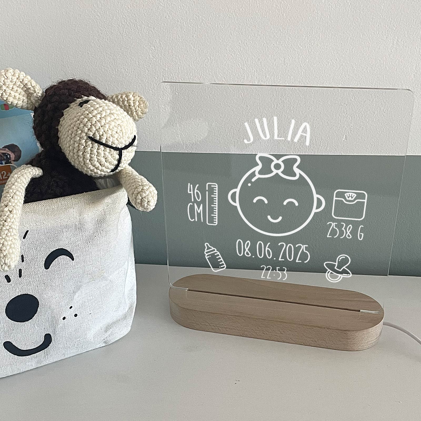 LED-Lampe zur Geburt