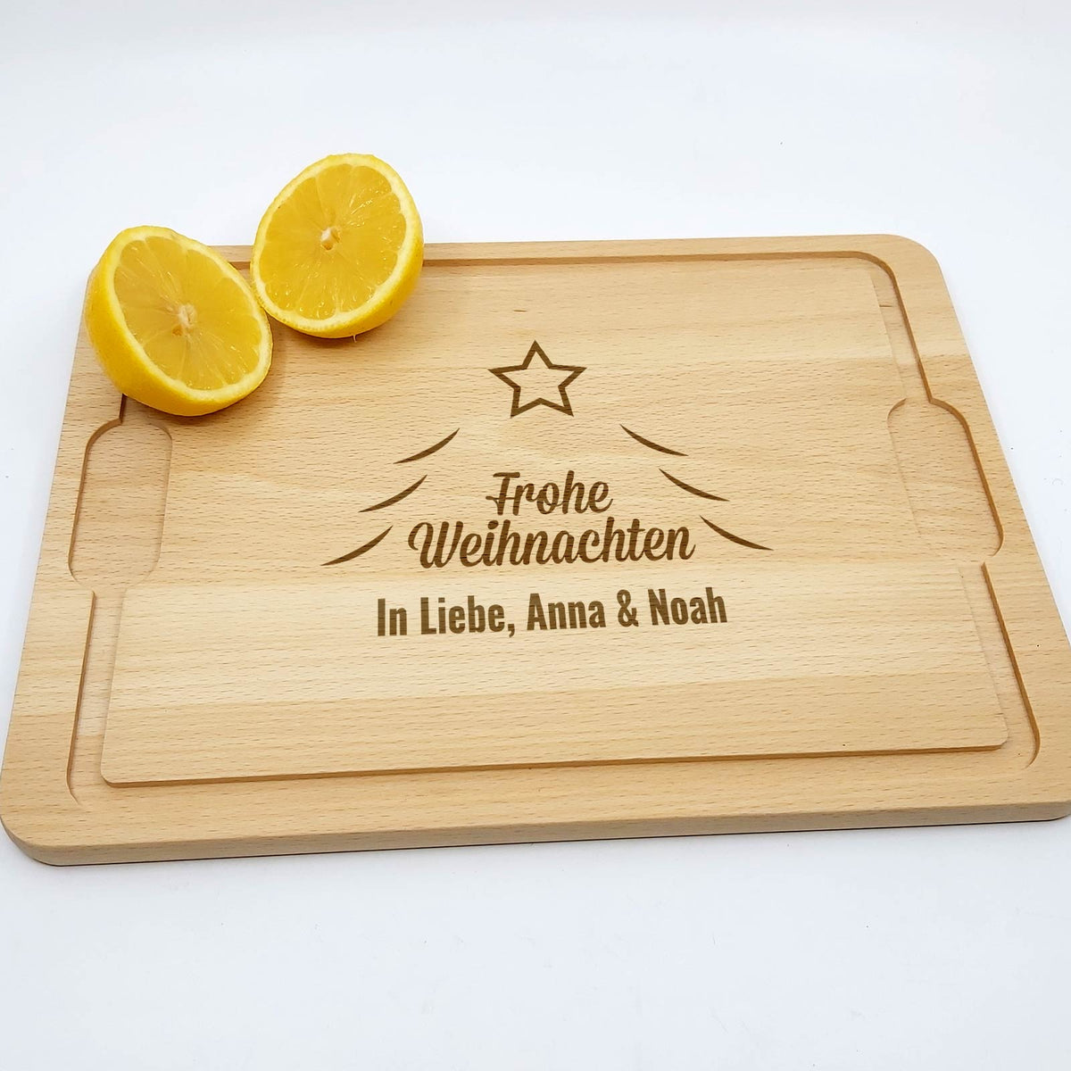 Frohe Weinachten - Schneidebrett