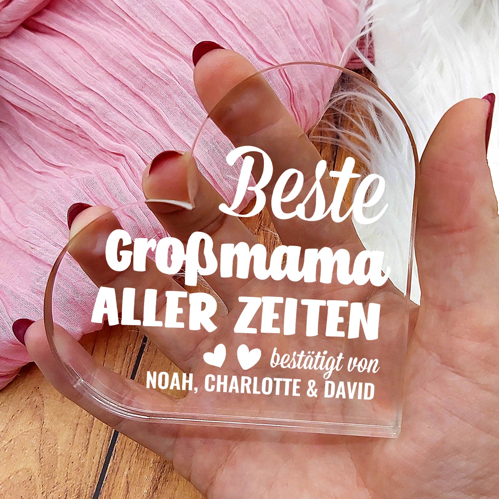 Das Beste überhaupt! – Plexiglasherz