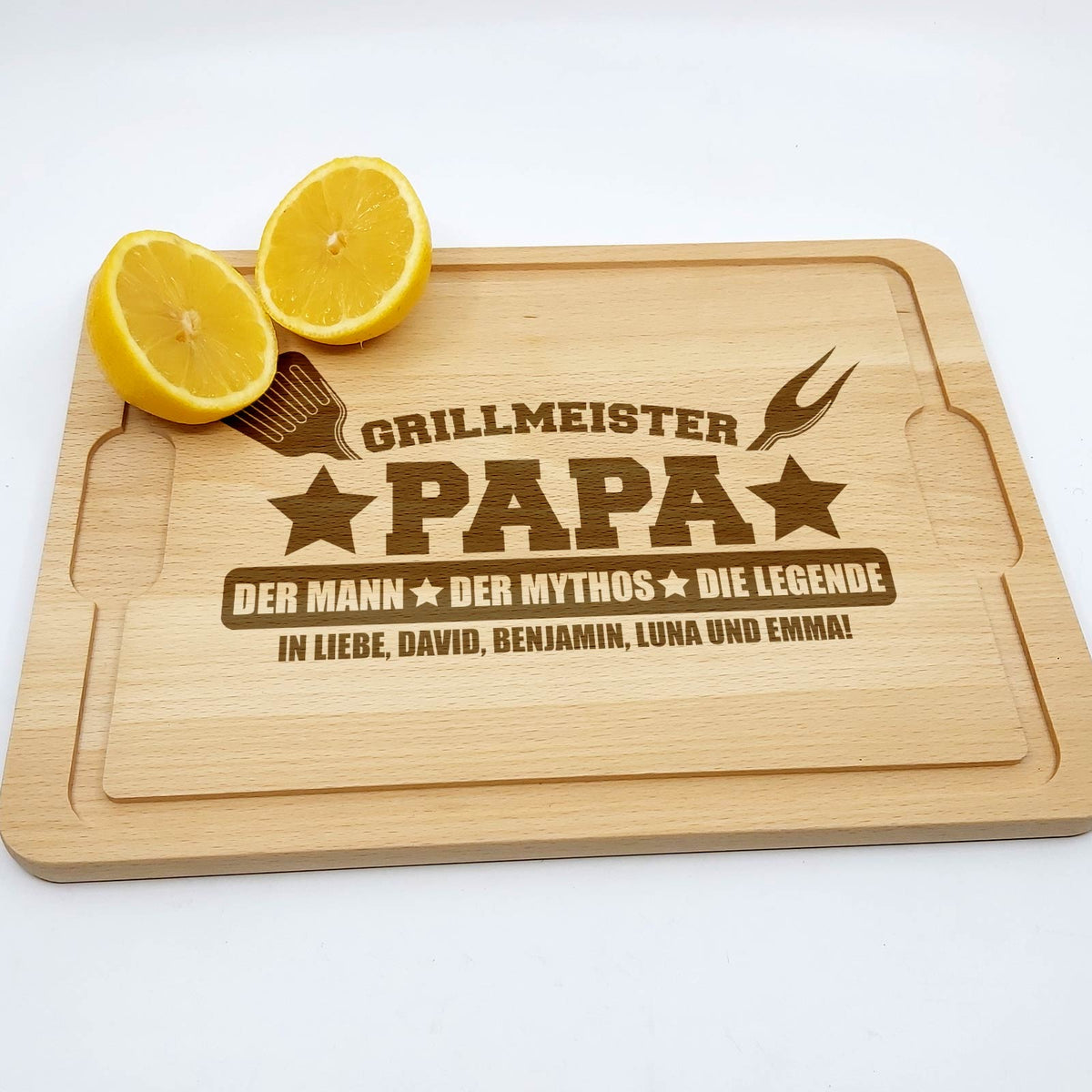 Grillmeister Papa Schneidebrett