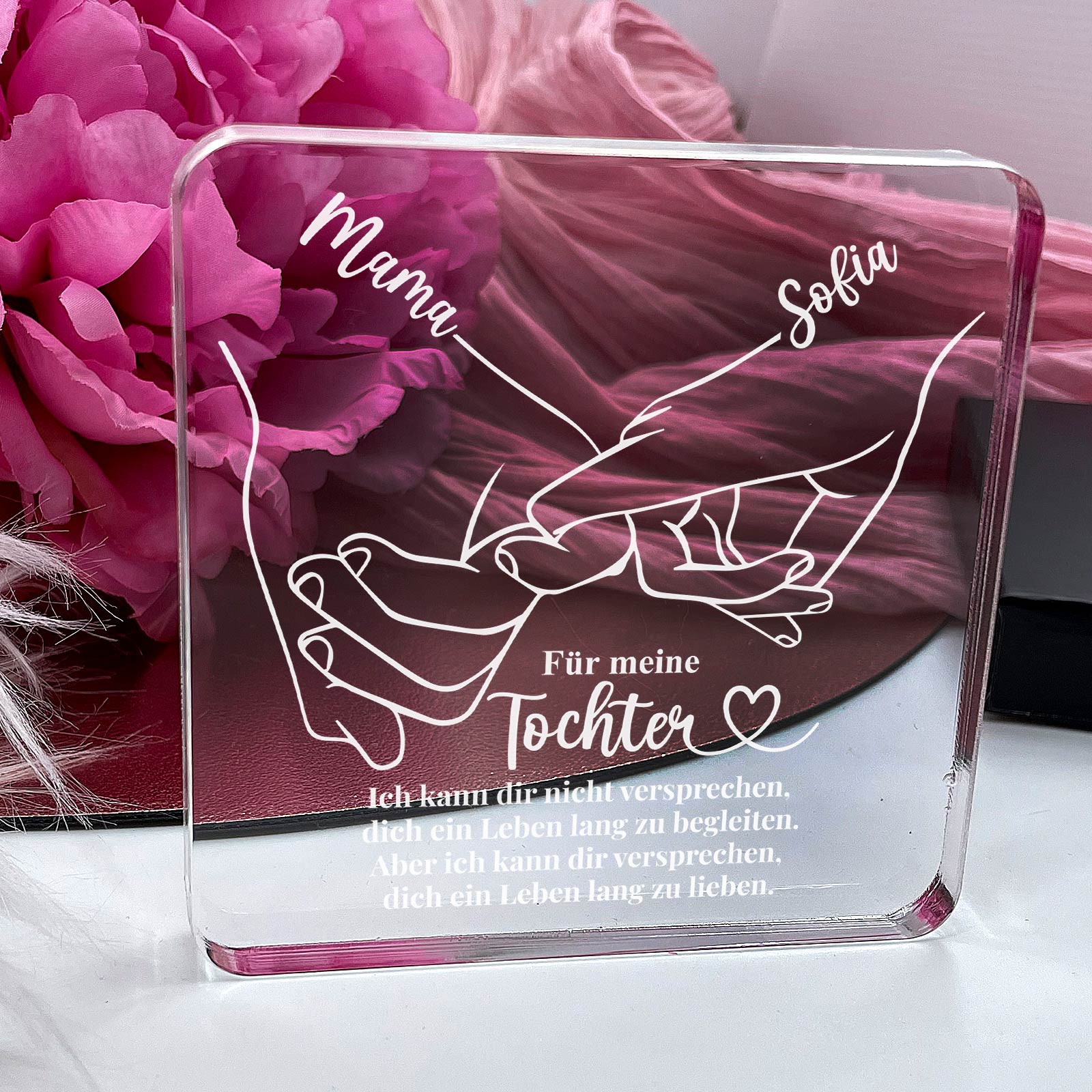 Für meine Tochter – Plexiglasplakette