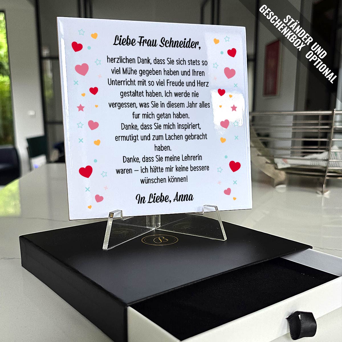 Herzlichen Dank – Geschenkidee für Lehrerinnen