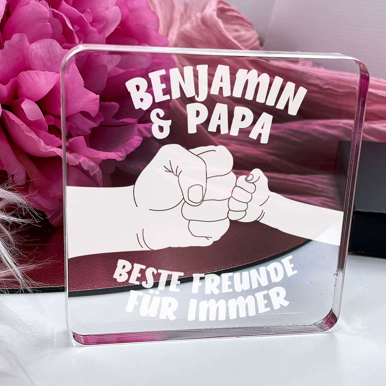 „Beste Freunde für immer“ – Geschenk für Papa