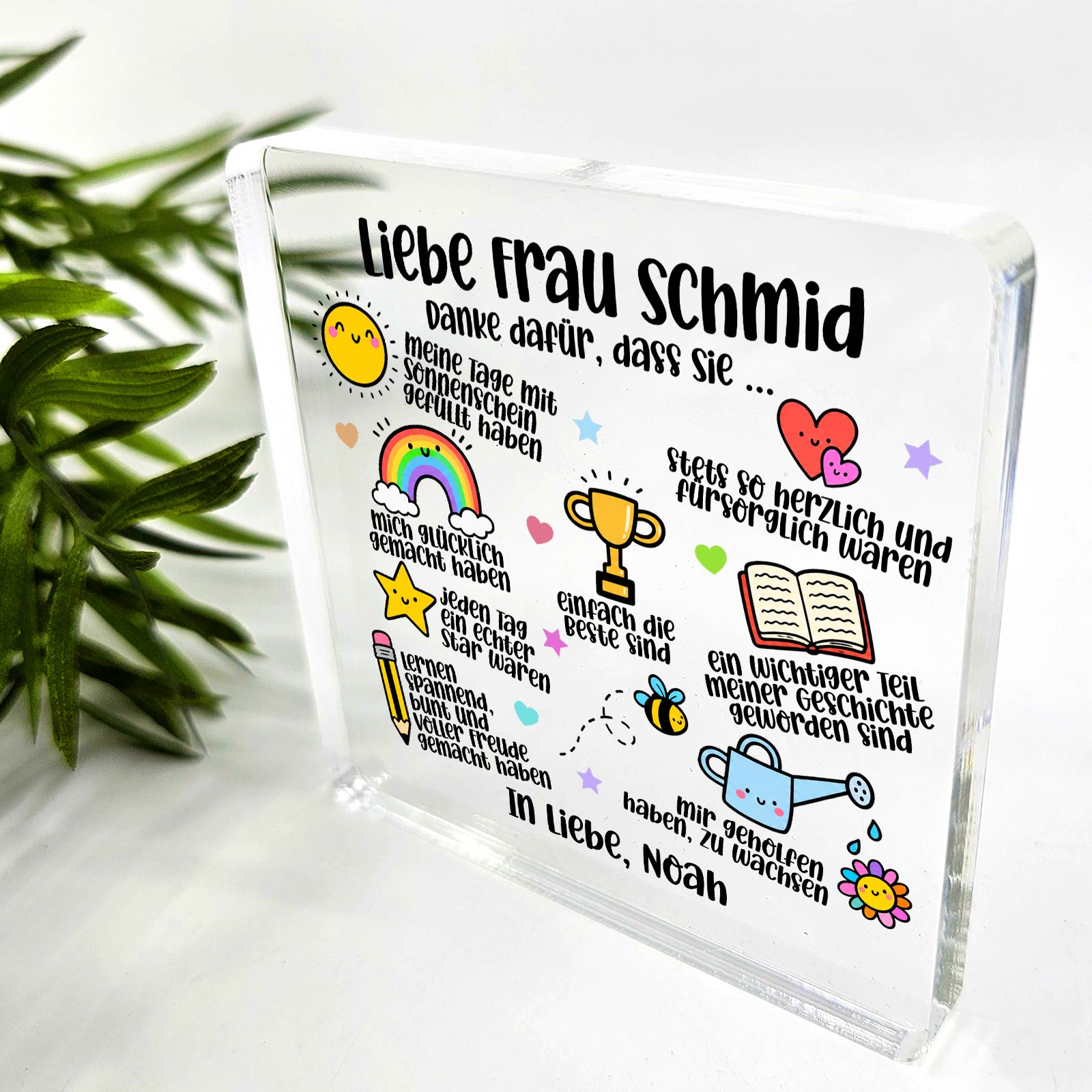 Danke dafür, dass Sie ... – Geschenkidee für Lehrerabschied