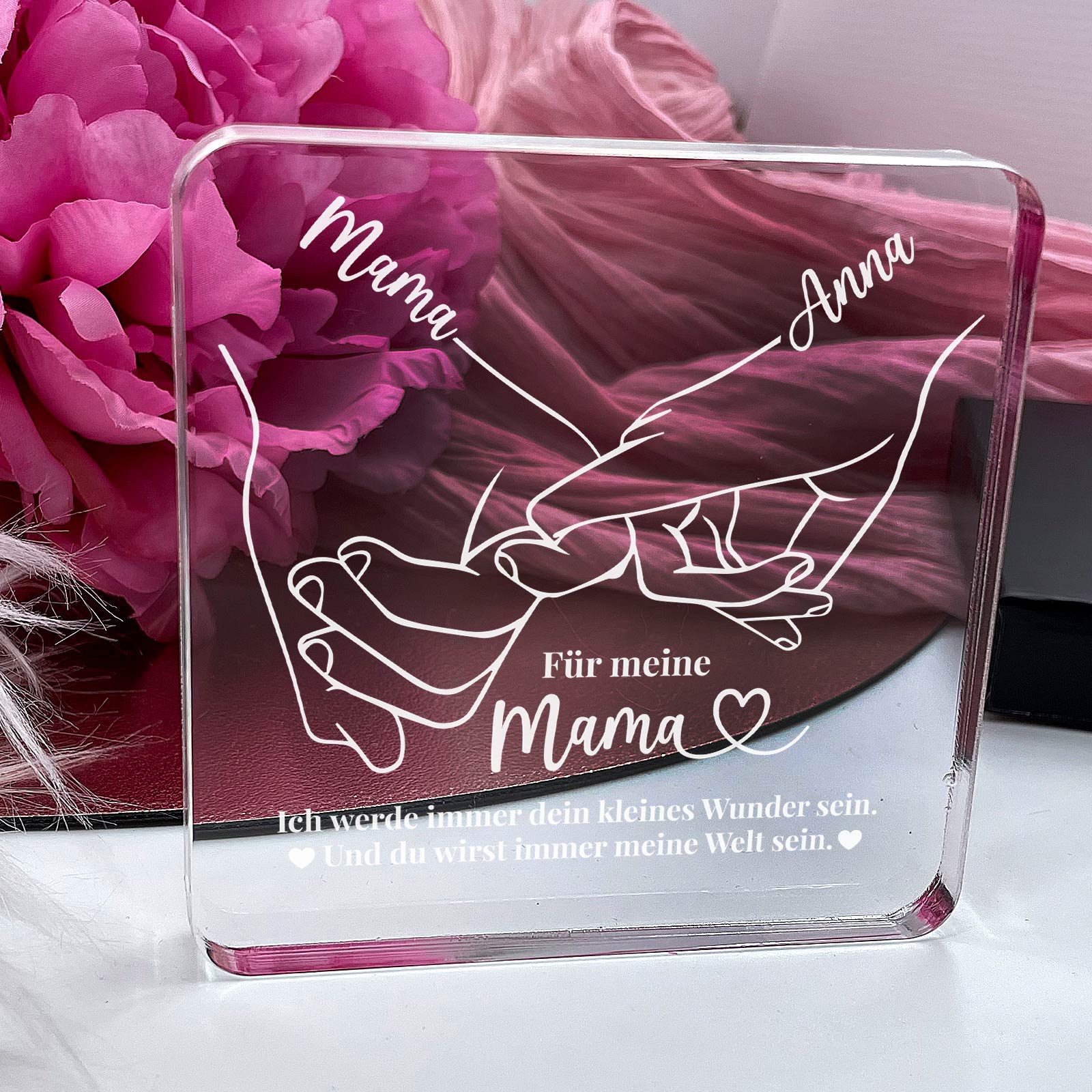 Für immer dein kleines Wunder – Plexiglasplakette