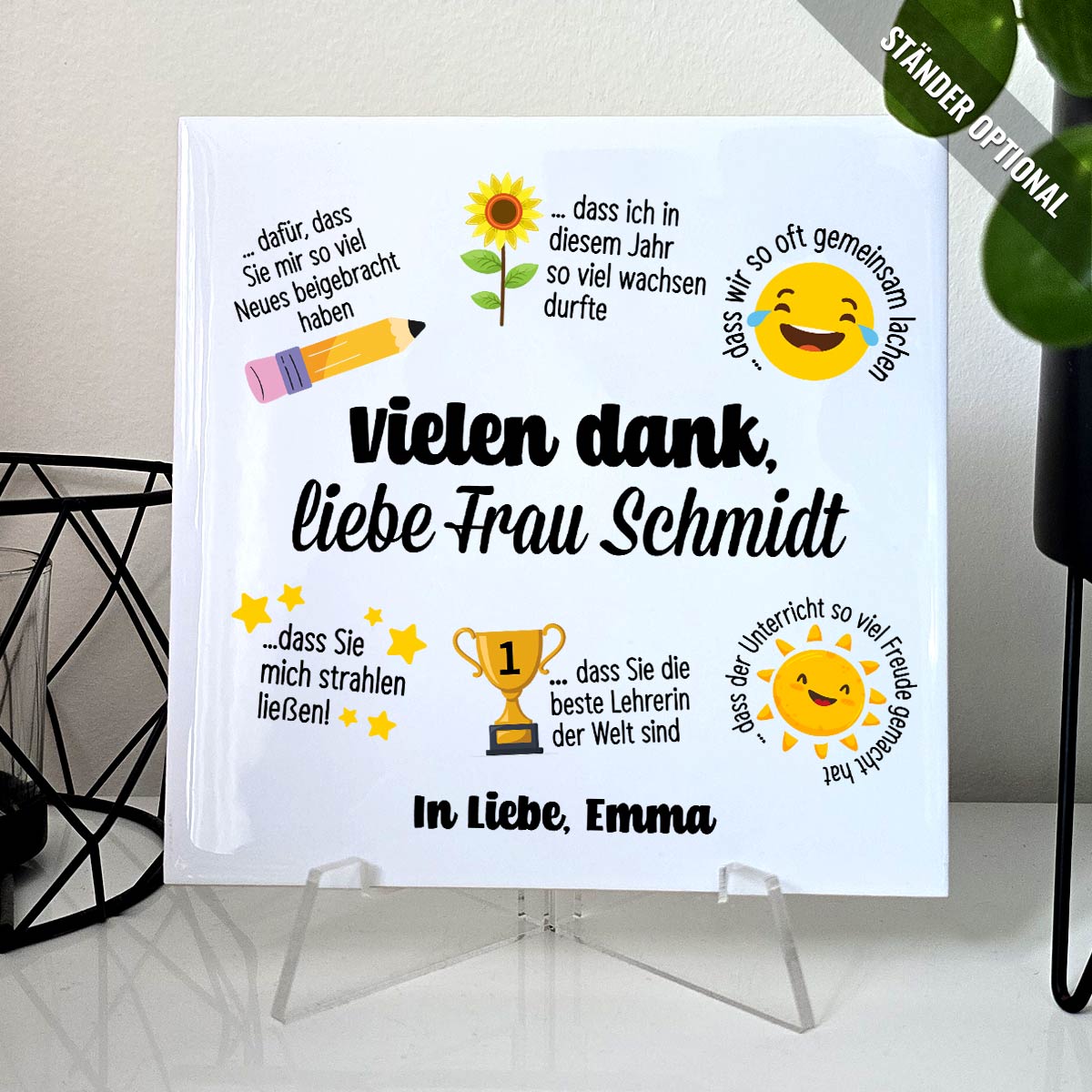 Danke für alles – Geschenkidee für Lehrerinnen