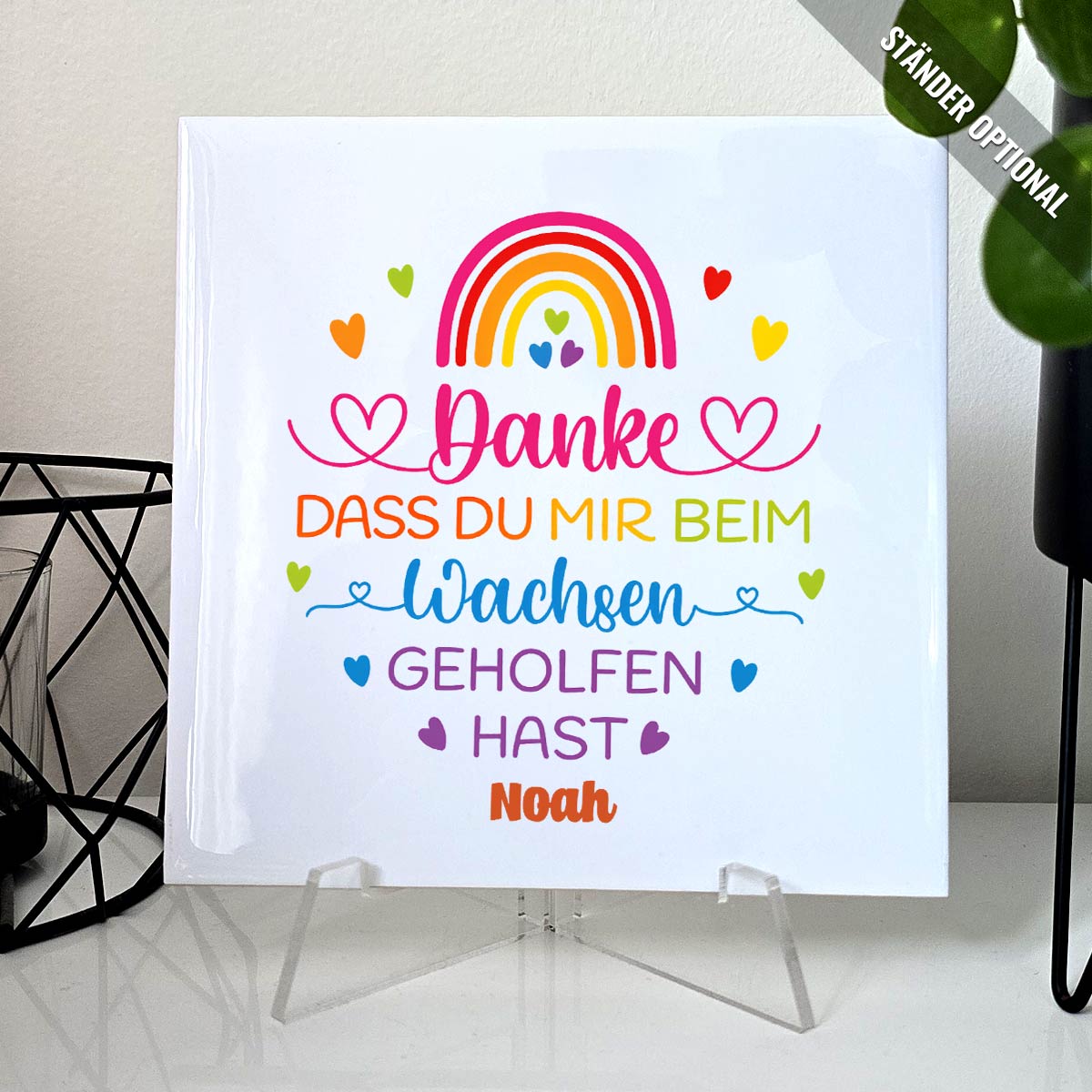 Danke - Keramikkachel