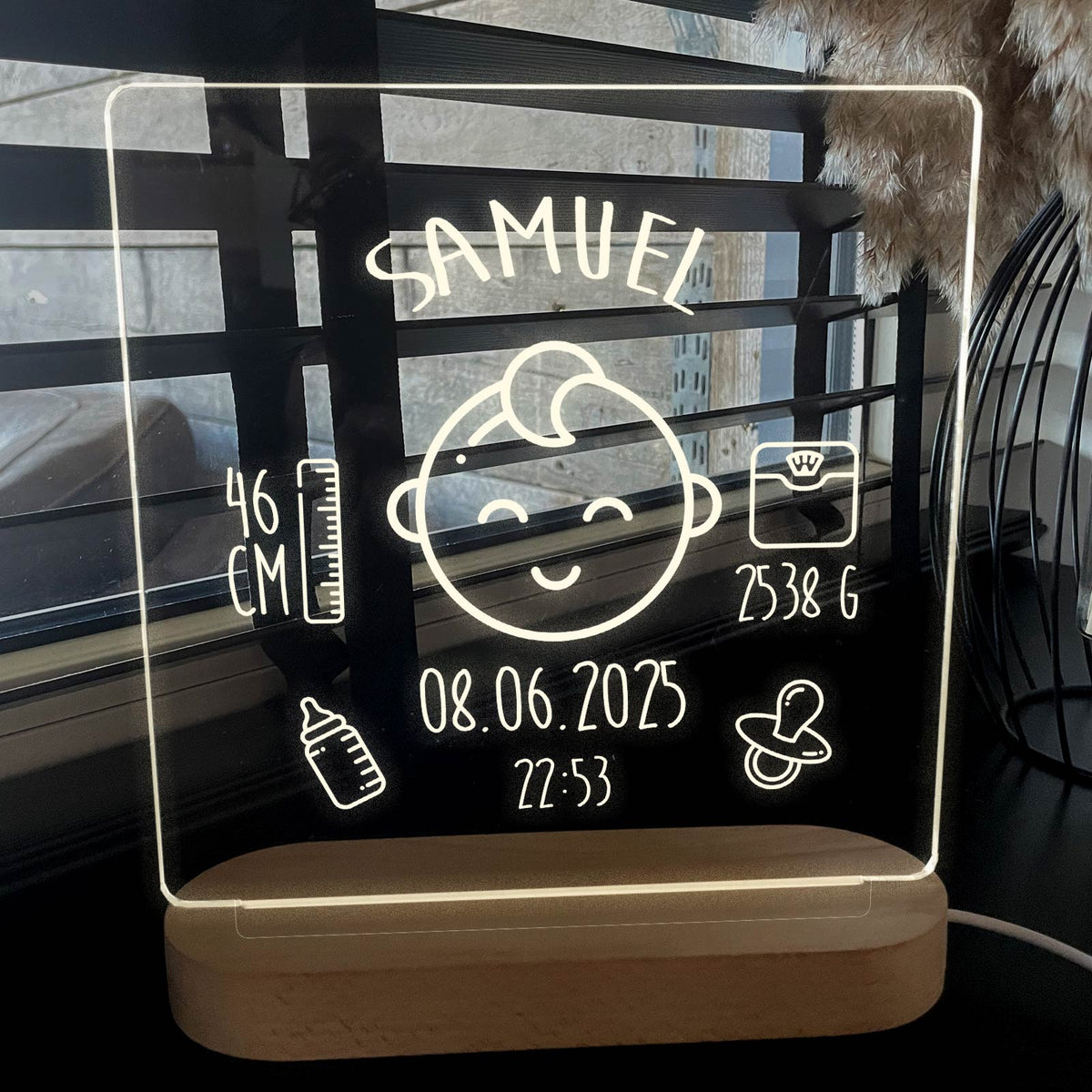 LED-Lampe zur Geburt