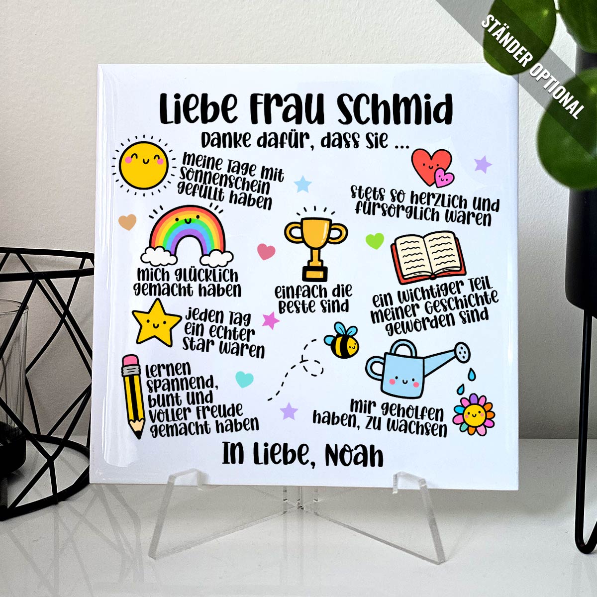 Danke dafür, dass Sie ... – Geschenkidee für Lehrerinnen