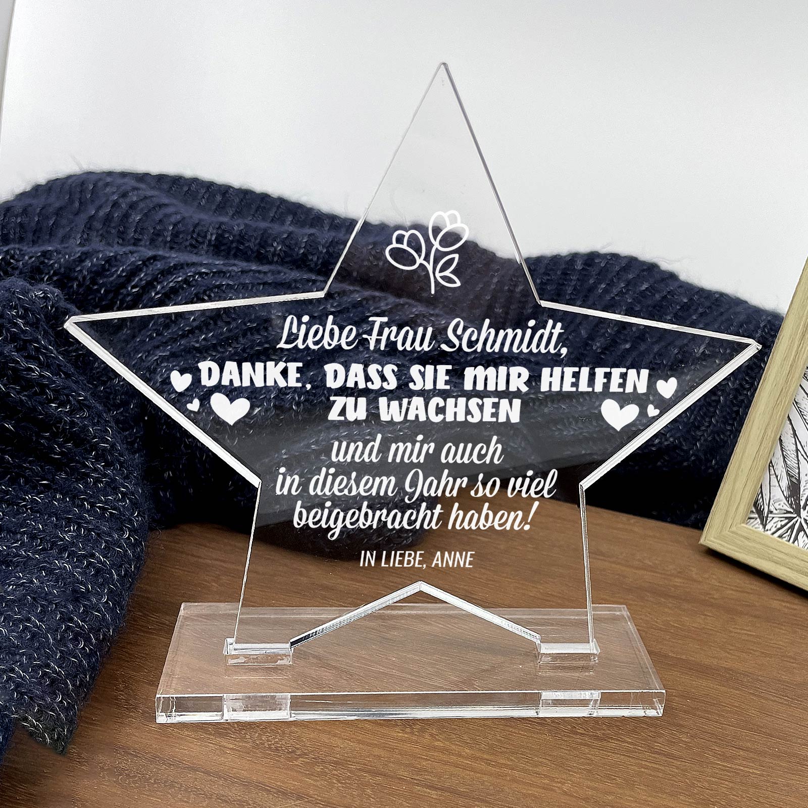 Danke, dass Sie mir beim Wachsen helfen – Stern-Auszeichnung!