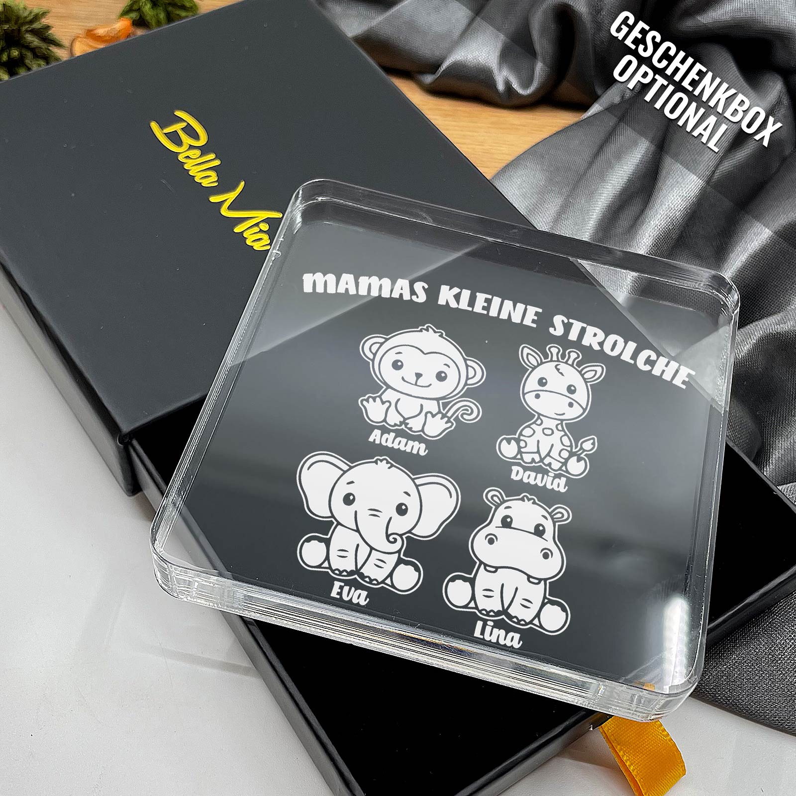 Kleine Strolche auf Plexiglas