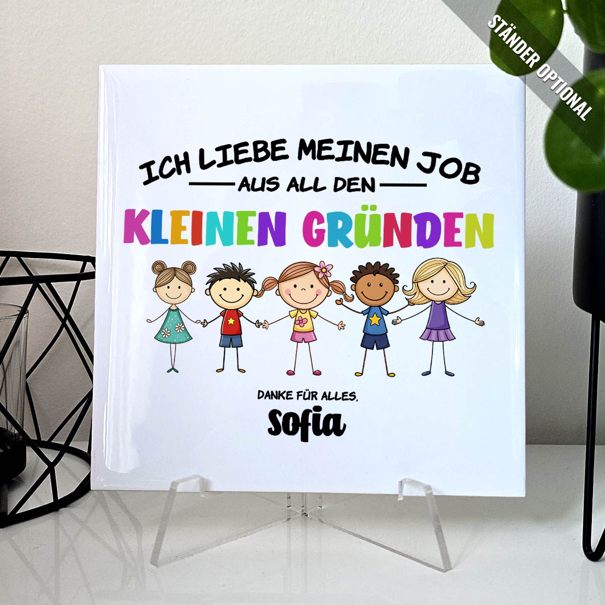 Für all den kleinen Gründen- Keramikkachel