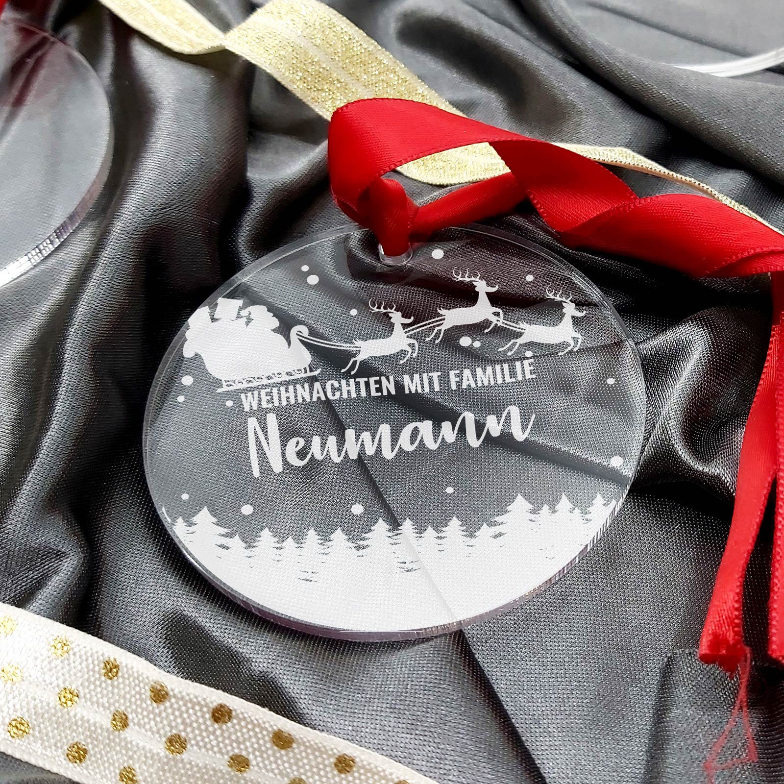 Weihnachten mit familie - Weihnachtsdeko single