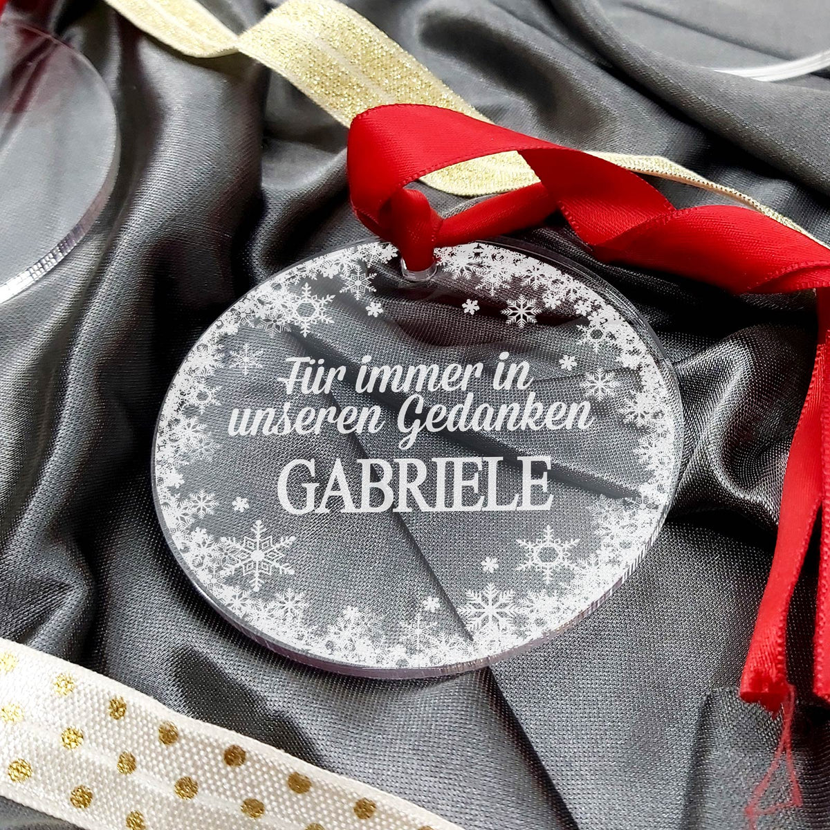 Für immer in unseren Gedanken - Weihnachtsdeko