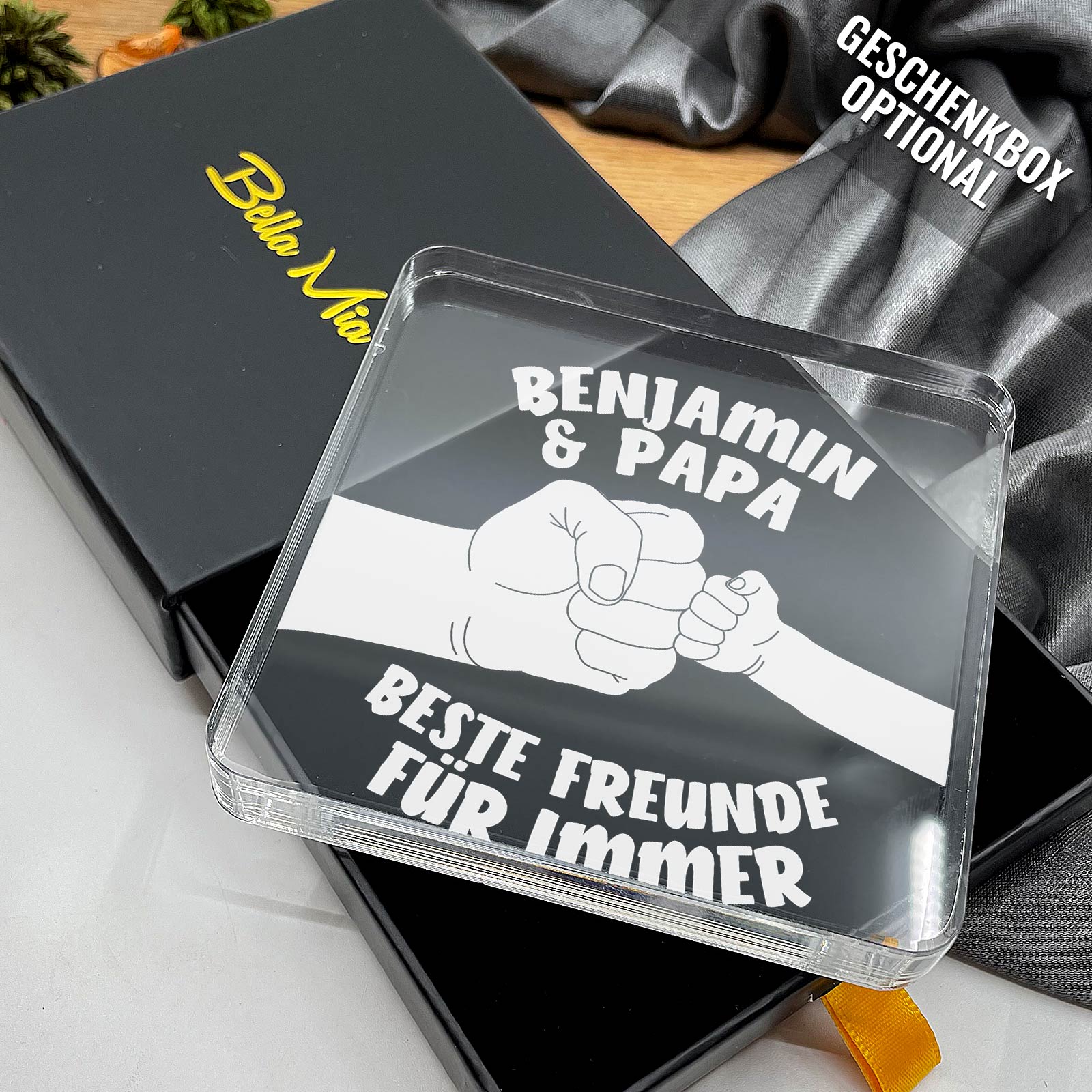 „Beste Freunde für immer“ – Geschenk für Papa