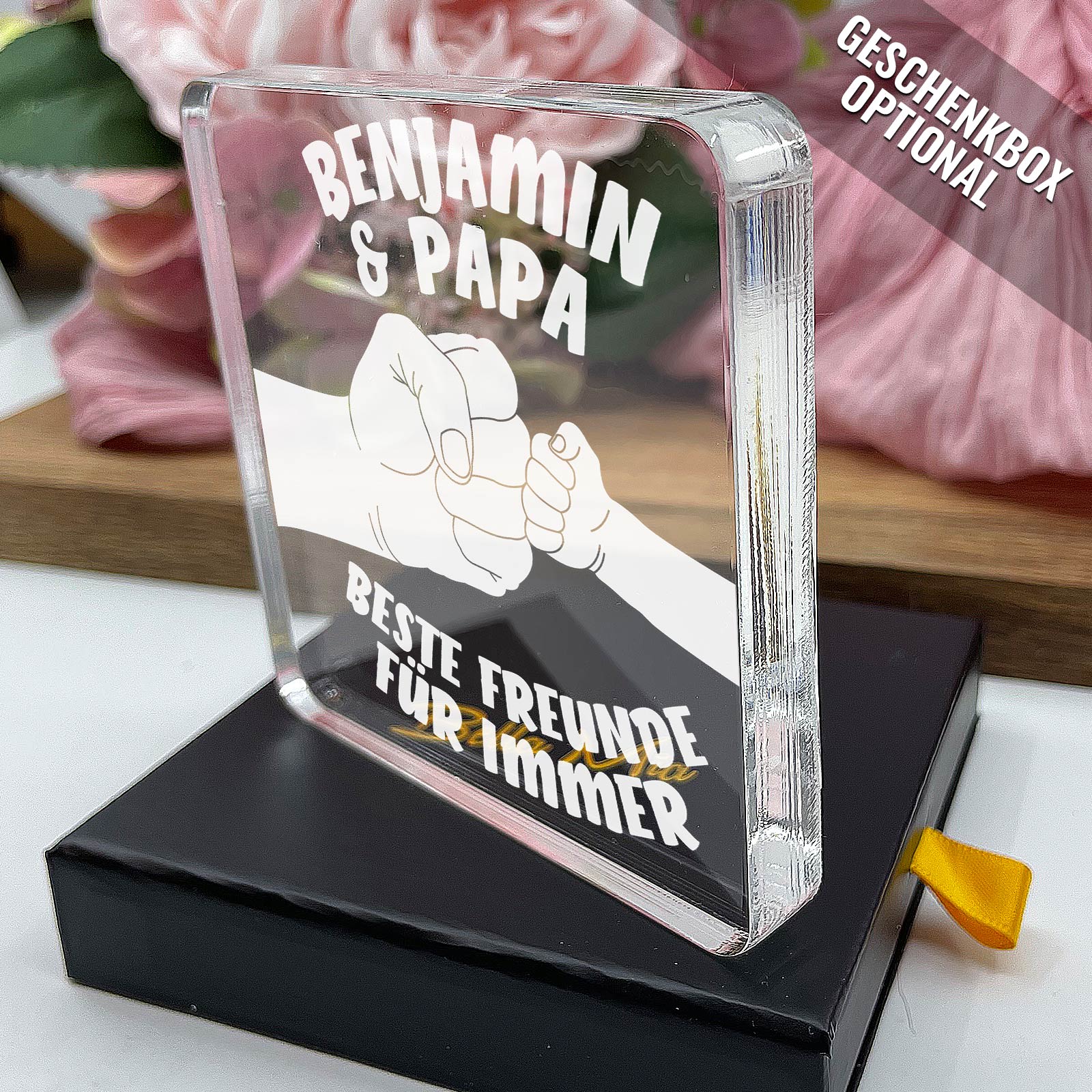 „Beste Freunde für immer“ – Geschenk für Papa