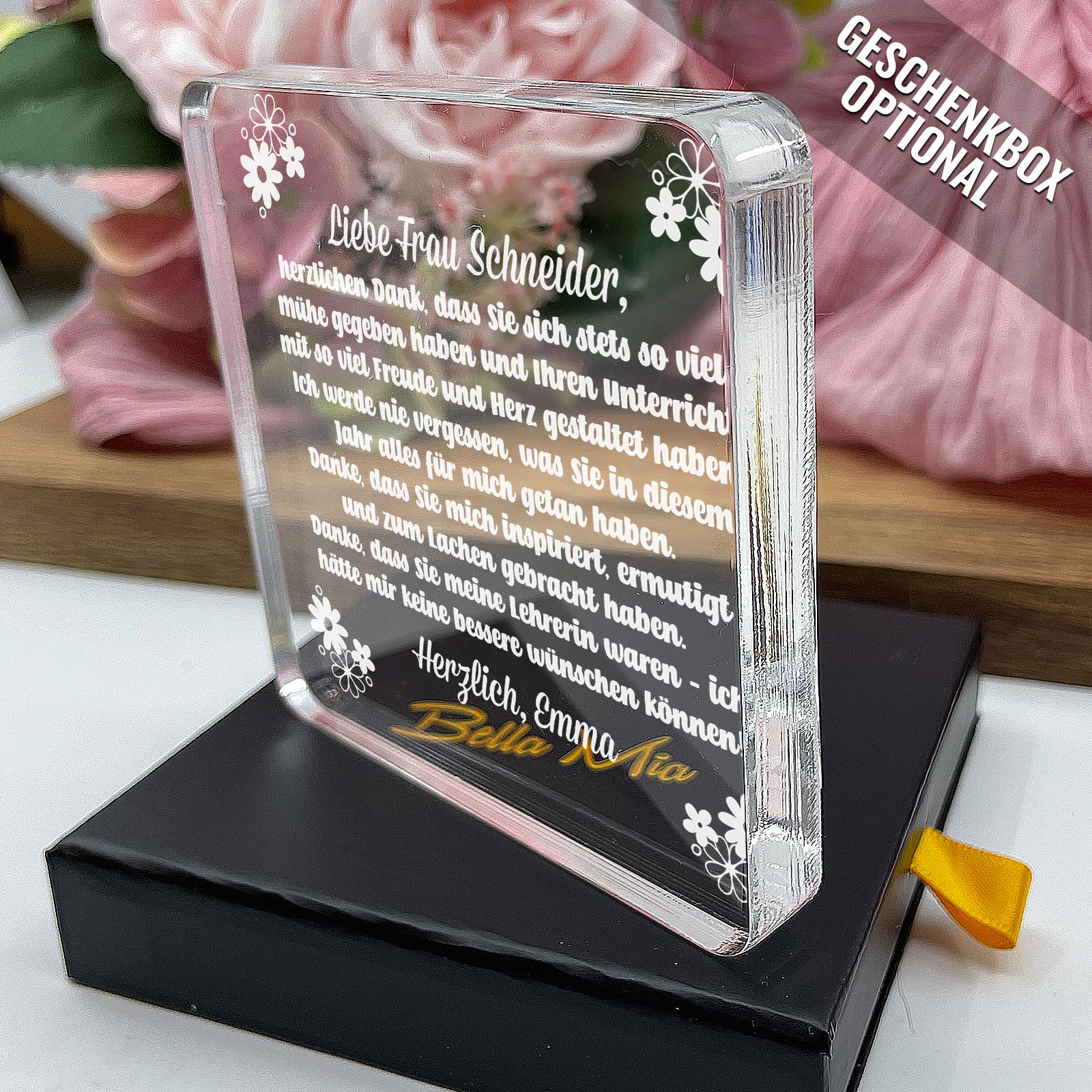 Danke, dass Sie meine Lehrerin waren – Geschenkidee zum Schuljahresende