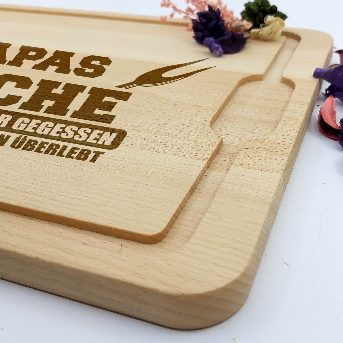 Papas Küche Schneidebrett  -  Für echte Küchenabenteuer mit Humor!