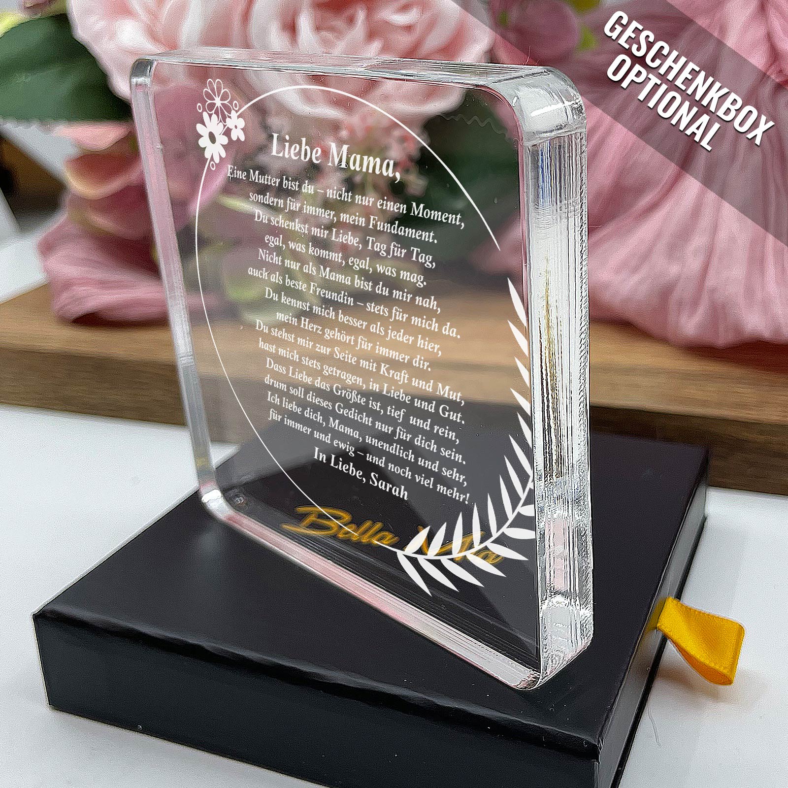 Für immer dein kleines Wunder – Plexiglasplakette