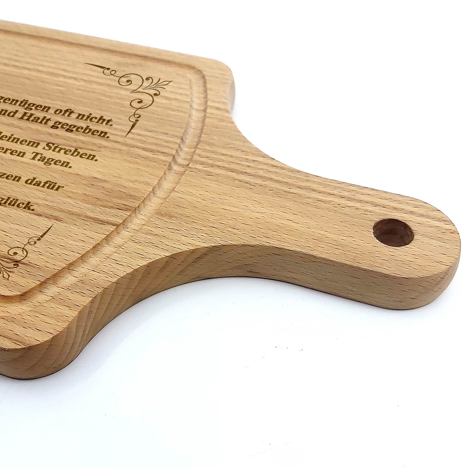 Papa, meine Stütze und mein Begleiter – Schneidebrett mit Herz