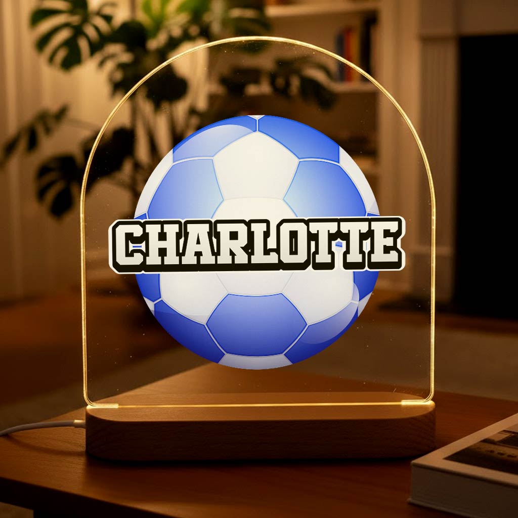 Handball-Lampe mit eigenem Namen!