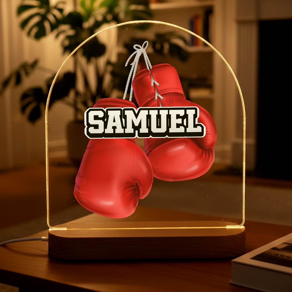 (Kick)Boxlampe mit eigenem Namen!