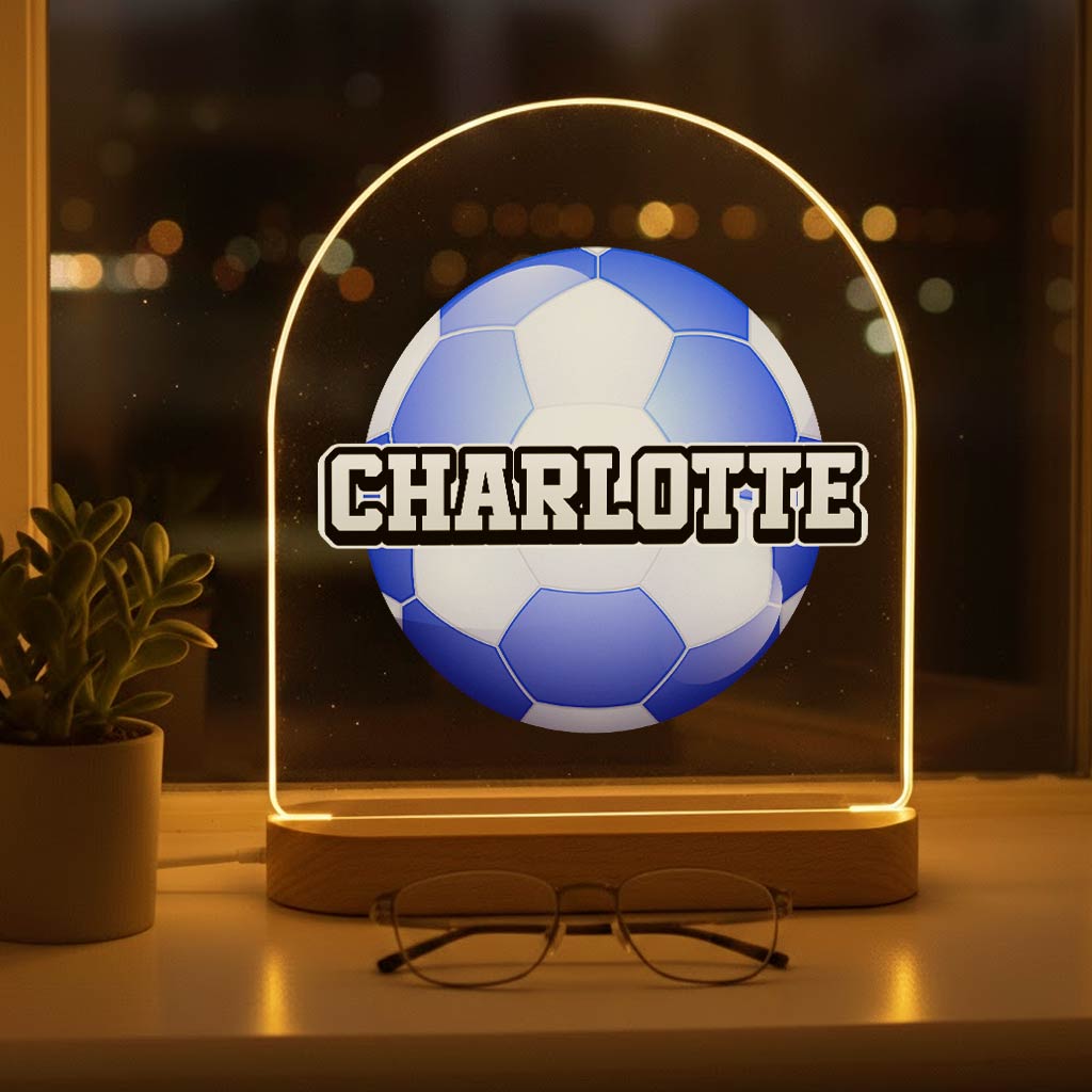 Handball-Lampe mit eigenem Namen!