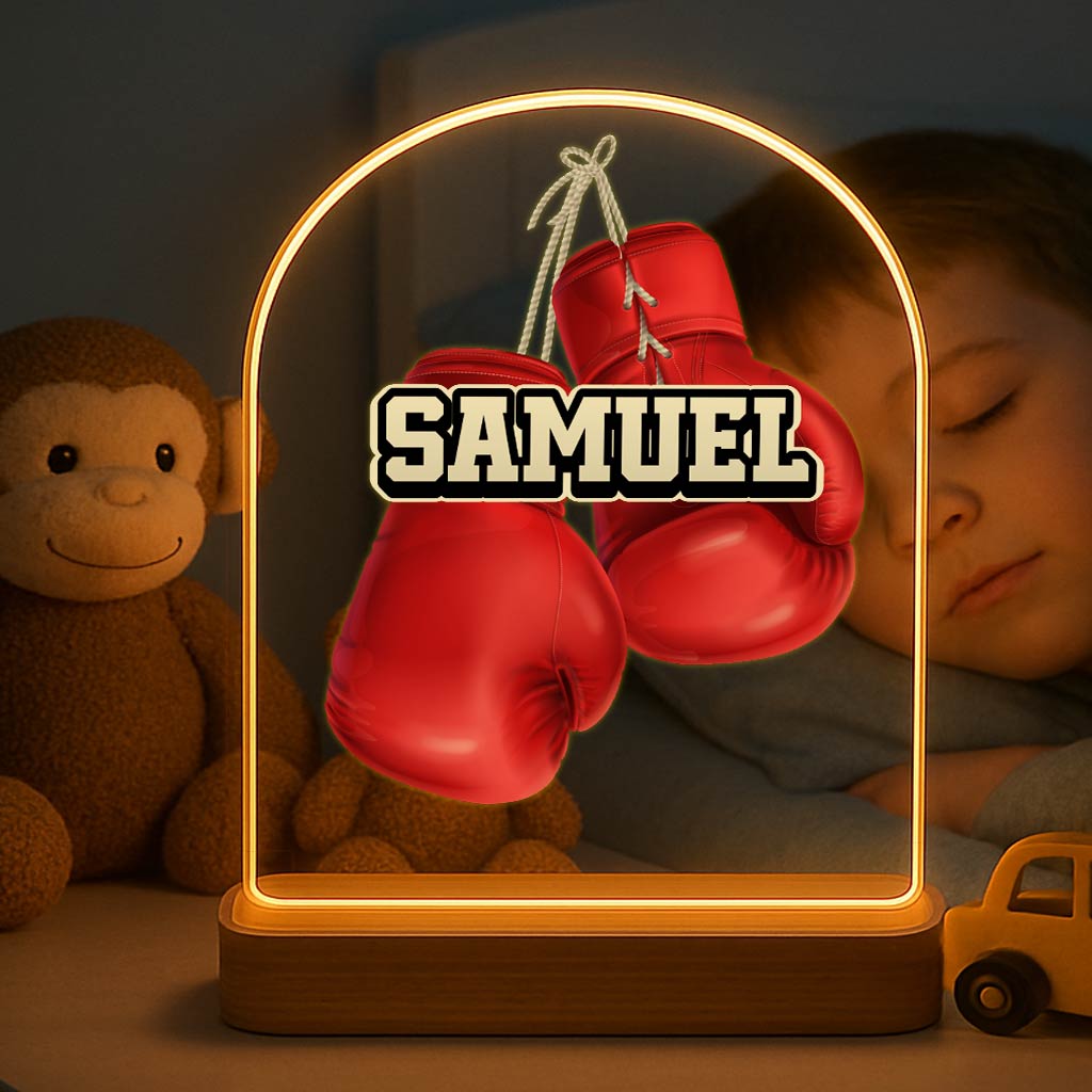 (Kick)Boxlampe mit eigenem Namen!