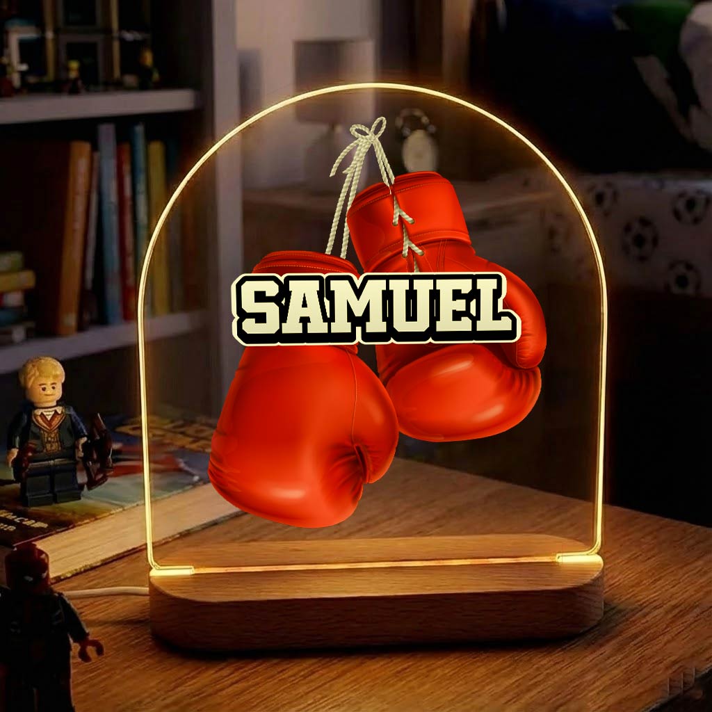 (Kick)Boxlampe mit eigenem Namen!
