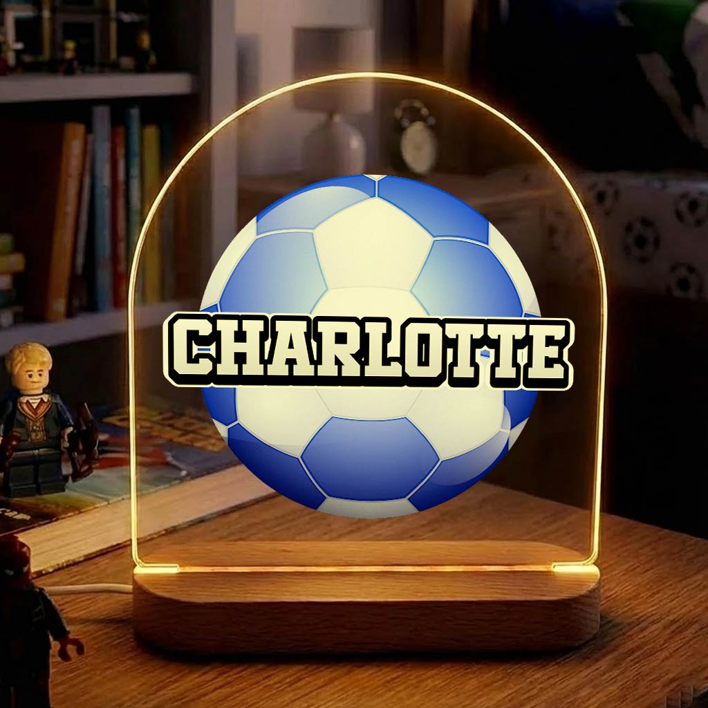 Handball-Lampe mit eigenem Namen!