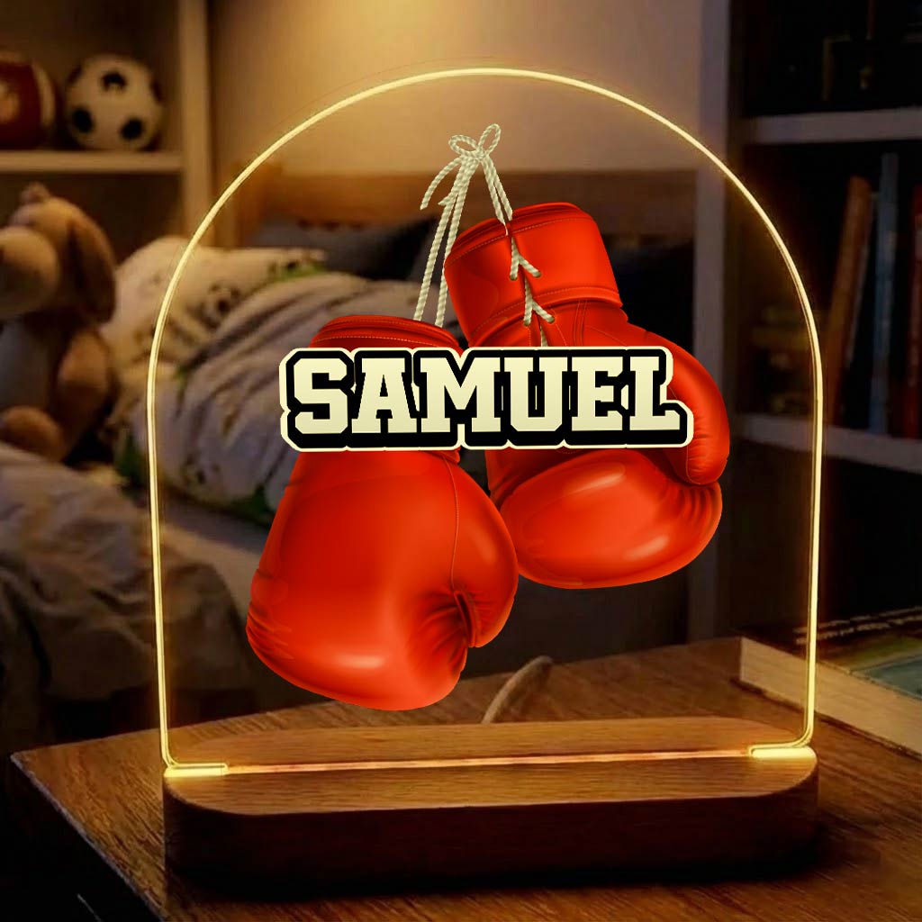 (Kick)Boxlampe mit eigenem Namen!
