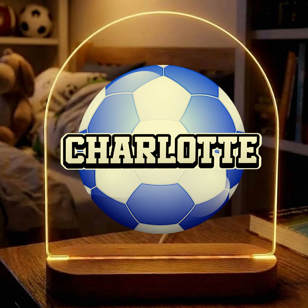 Handball-Lampe mit eigenem Namen!