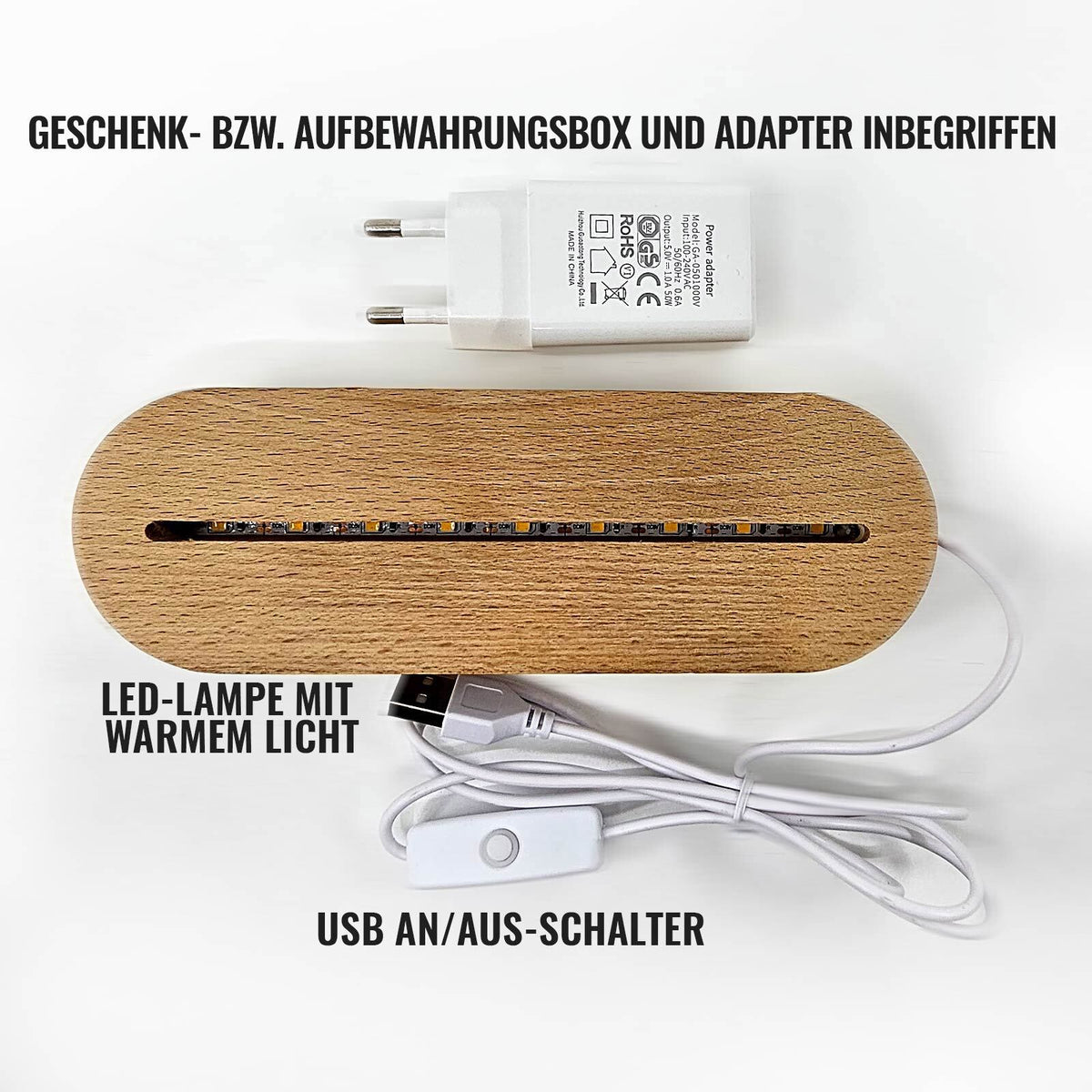 Wir haben dich lieb – Fotolampe