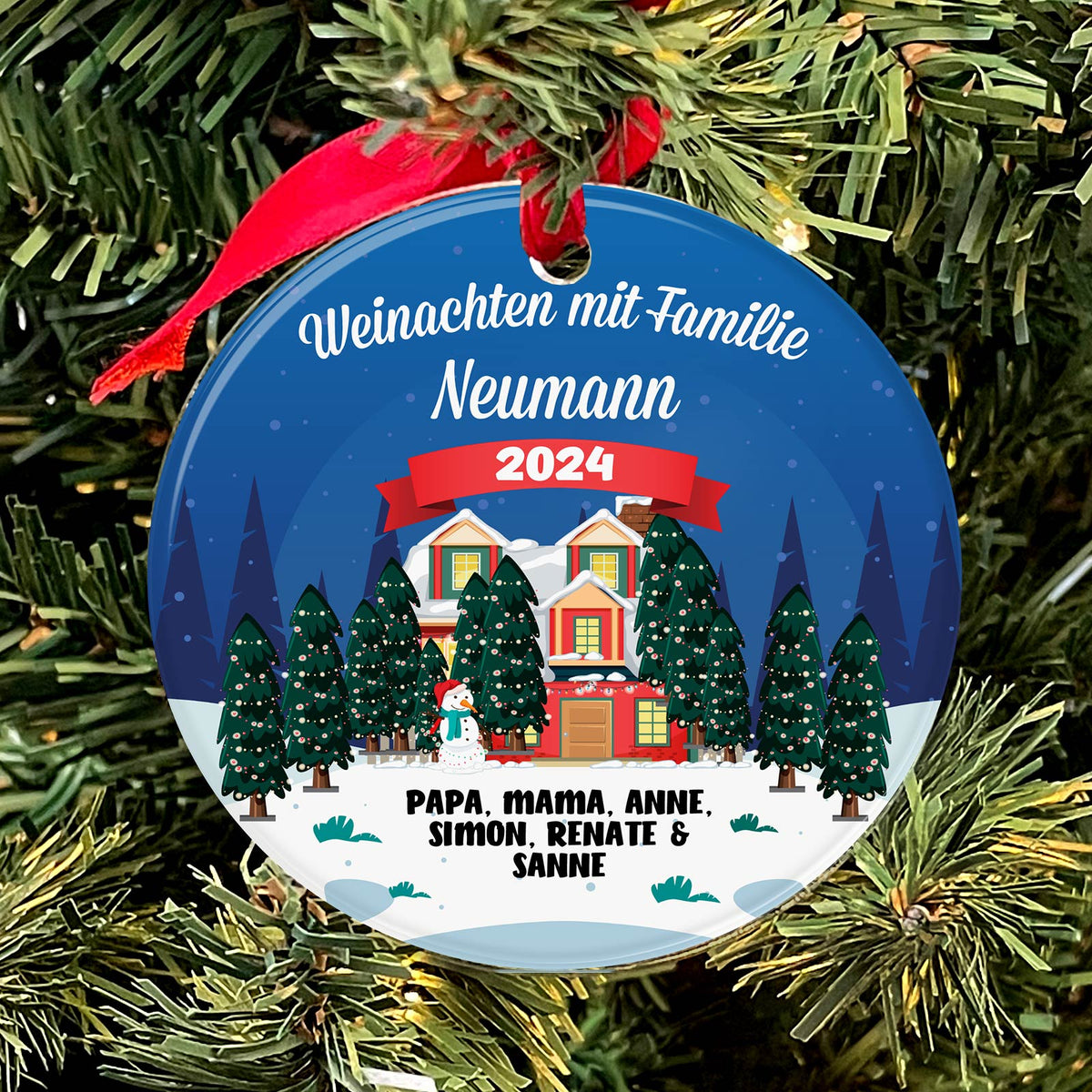 Weihnachten mit familie ... Weihnachtsdeko